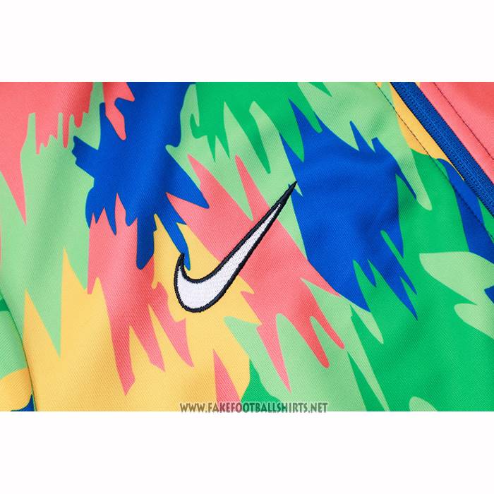 Jacket Tracksuit Brazil Kid 2025-2026 Multicolor